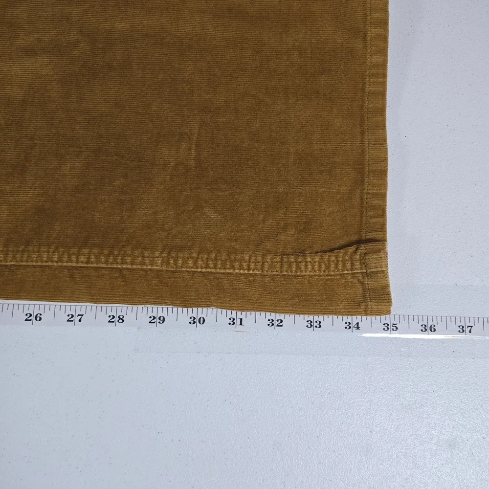 J.‎ Crew 32T Brown Corduroy Favorite Fit Pants Men's Casual 35x32